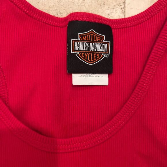 NWOT "I LOVE MY HARLEY" Harley Davidson Muscle Tank Top Sz XL Elizabeth City, NC - Picture 2 of 6